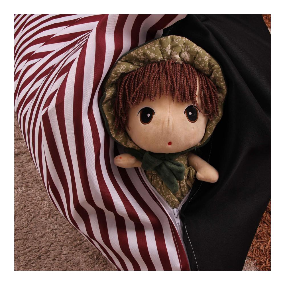 Plüschiges Aufbewahrungssystem für Kuscheltiere - Kinder Soft Pouch & Stoff Stuhl