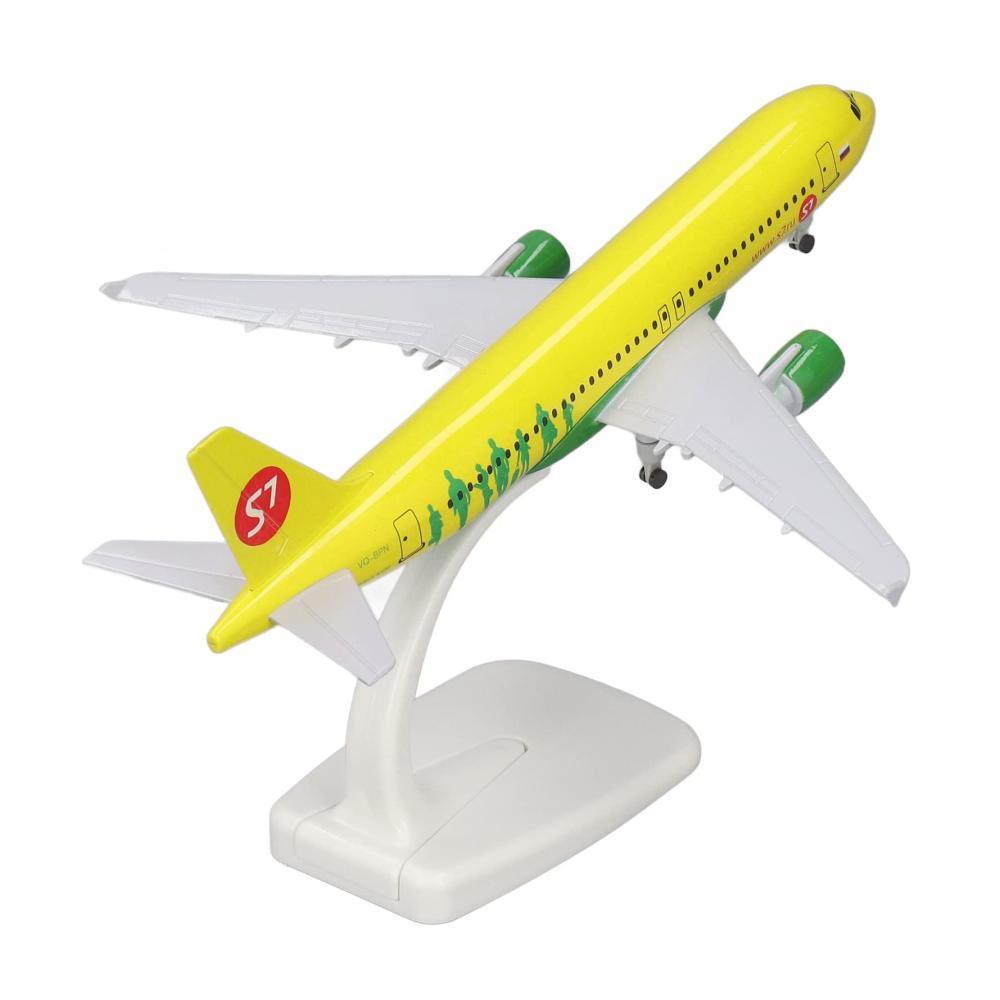 Flugzeug Modell Ringkissen Legierung Spielzeug Sammlung - Gelbes Ornament mit Rad für den Schreibtisch