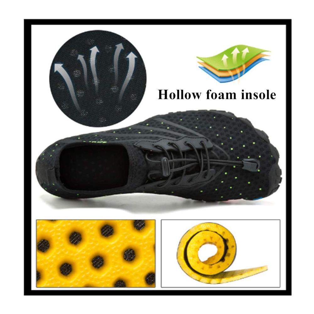 Leichte Aqua Schuhe für Herren/Damen - Rutschfeste Unisex Wasserschuhe zum Wandern Schwimmen Bootfahren
