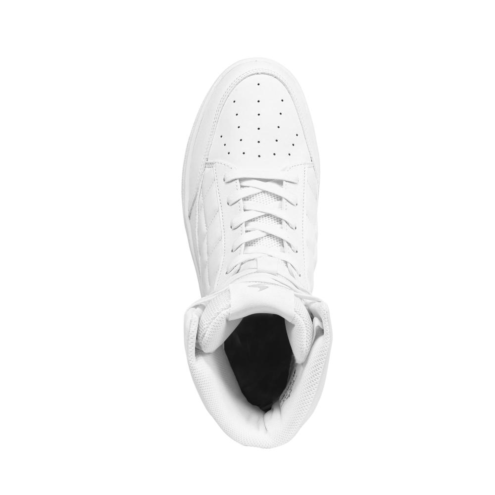 Premium Leder High-Top Basketball Sneaker für Herren/Damen – Stilvolle Schnürschuhe für Leichtathletik und Mode