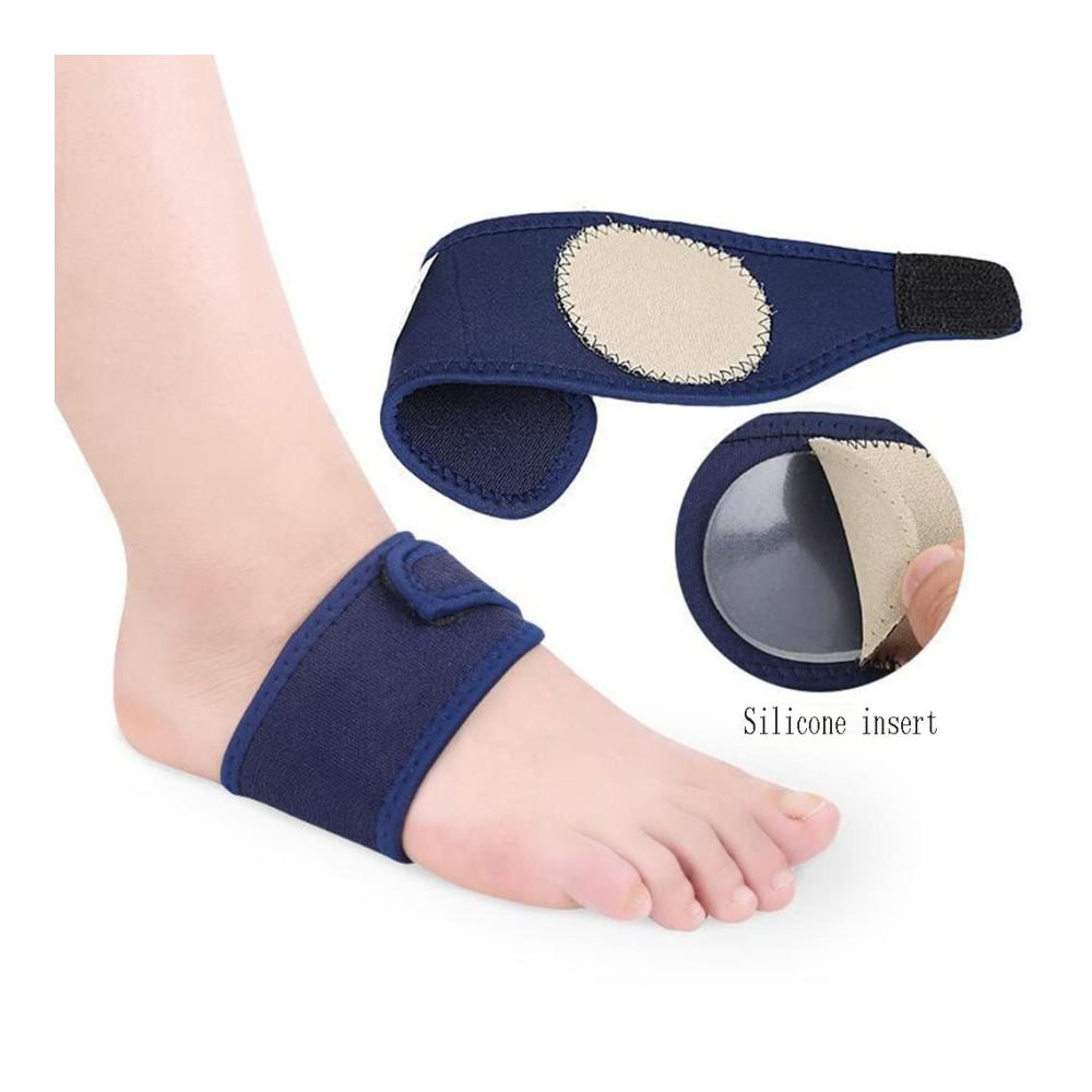 Orthopädische Fußstützbandage mit Gel-Polsterung – Effektive Plantarfasziitis-Unterstützung für Komfort und Schmerzlinderung bei hohen Fußgewölben Plattfüßen und Fersenermüdung