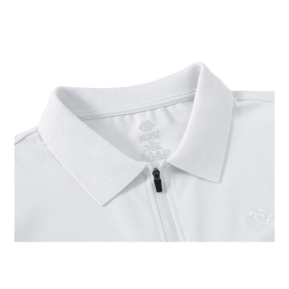 Langarm Damen Polo AjezMax Golf Poloshirt mit Reißverschluss Baumwolle Sport Winter