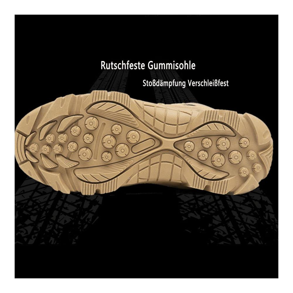Militärstiefel für Herren Warm Gefütterte Taktische Trekking- und Wanderschuhe mit Reißverschluss Rutschfest und Verschleißfest - Ideal für Outdoor-Abenteuer