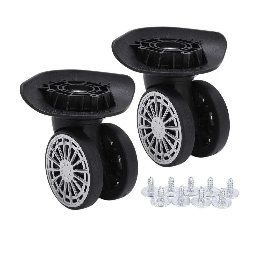Gepäckkoffer-Räder-Set Hochwertige Lenkrollen Dämpferrad Deichselkastenrad Ersatzräder für Koffer & Trolleys - A60 1-teilige Schwenkräder Reparatur-Kit