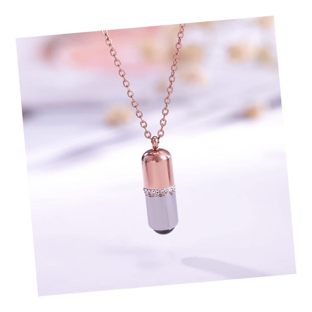 3er Set Kissen Halsketten – Eleganter Damen Schmuck mit Kapsel-Choker-Design Edle Spitze und Schlüsselbein-Anhänger