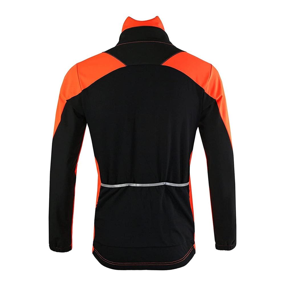Herren Fahrradjacke - Langarm Winddicht Fleece MTB Jacke für Radfahren Joggen Wandern