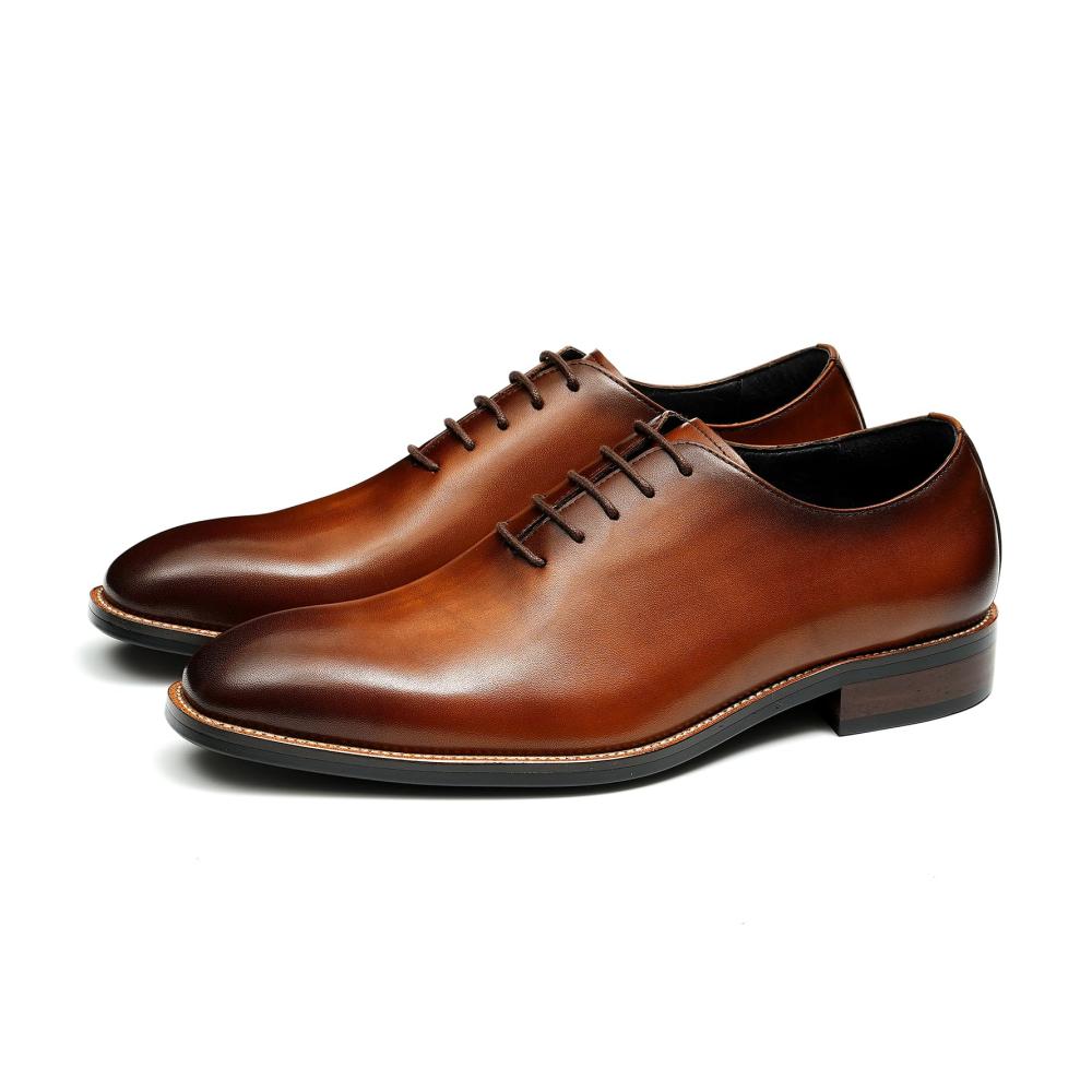 Herren Oxfords aus Leder – Elegante Business-Schnürschuhe für Hochzeit Party & Arbeit