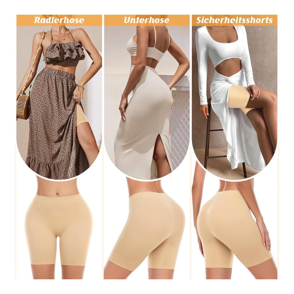 Nahtlose Damen Radlerhose Anti-Scheuer Unterrock-Panties für Komfort und Stil