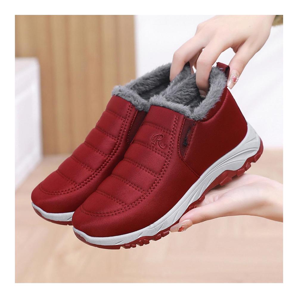 Ankle Snow Boots für Senioren | Warme rutschfeste Winterstiefeletten - Indoor & Outdoor Stiefel für mittleres und höheres Alter