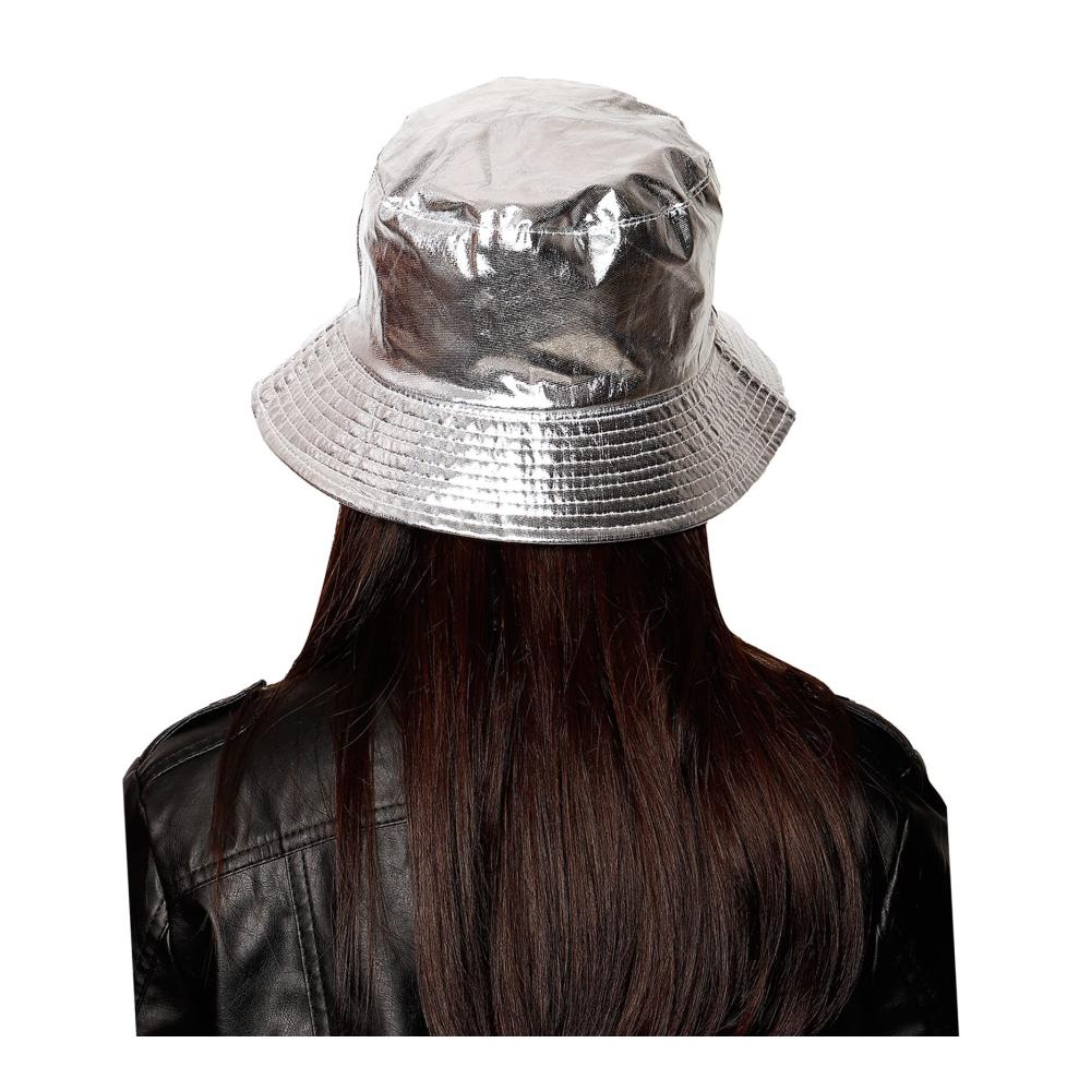 Fischerhut Unisex - Modischer Bucket Hat für Wildcamping mit Sonnenschutz Flexibilität Faltbarkeit Furry Textur und Metallic Finish