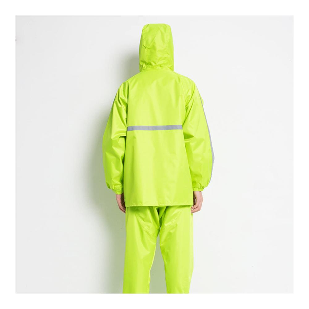 Wasserdichter Regenanzug Atmungsaktive Fahrrad Regenjacke für Herren und Damen - Reflektierendes Radtrikot ideal für Frühling und Sommer (Größe A 4XL
