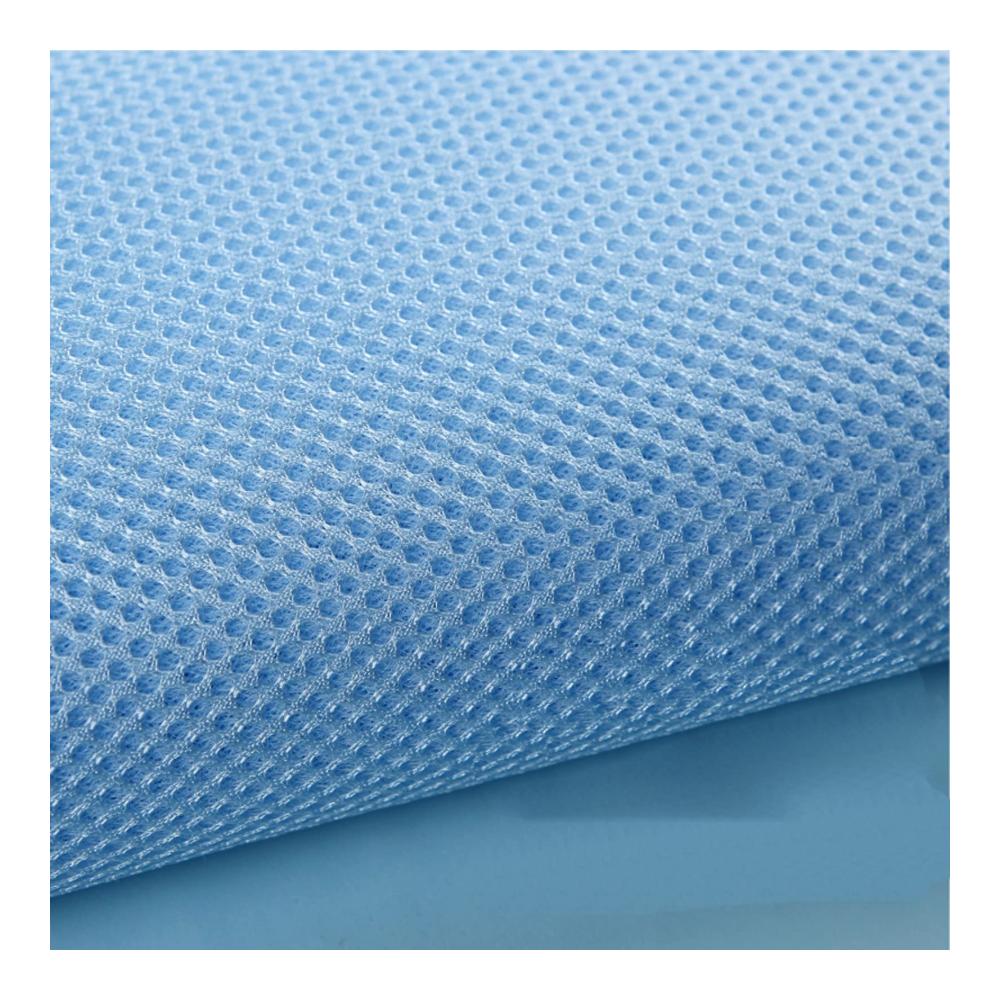 Workout-Set 160 cm Breit mit Air Mesh Ober- & Unterteil Leichtes Polyester Sportbekleidung für Yoga Tanz & Badebekleidung - Himmelblau (Größe 1.6 * 20m