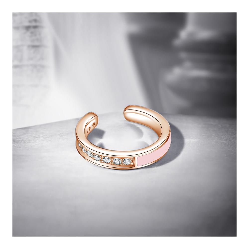 925 Silber Ear Cuff mit Zirkonia - Elegante Ohrklemme ohne Ohrloch für Damen Herren und Mädchen by Immobird