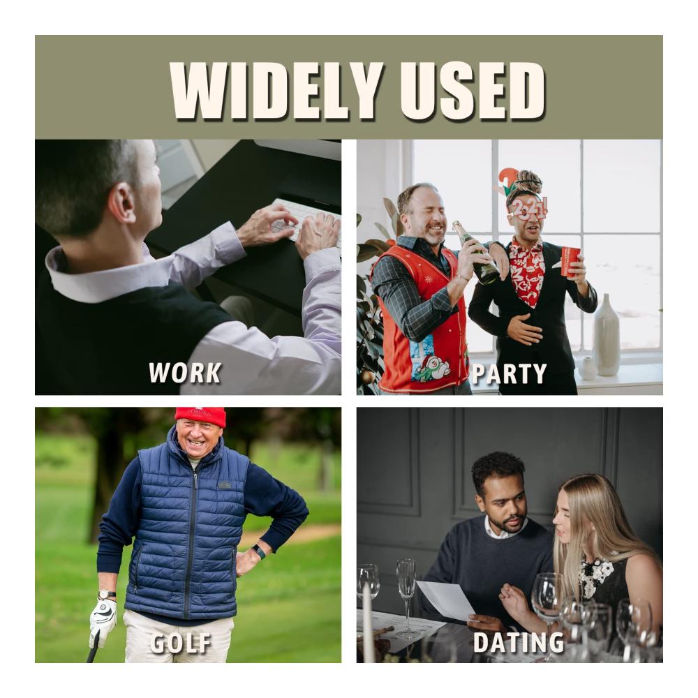 Herren Pulloverweste mit V-Ausschnitt Argyle-Muster Ärmellos – Klassische Business Strickweste für Herbst/Winter Warme Golfweste Gestrickter Gentleman Pullover für stilvolle Outfits