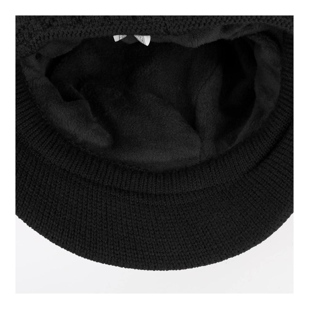 Baskenmützen & Barette Damen Wintermütze mit Dickem Fleecefutter Retro-Design One Size
