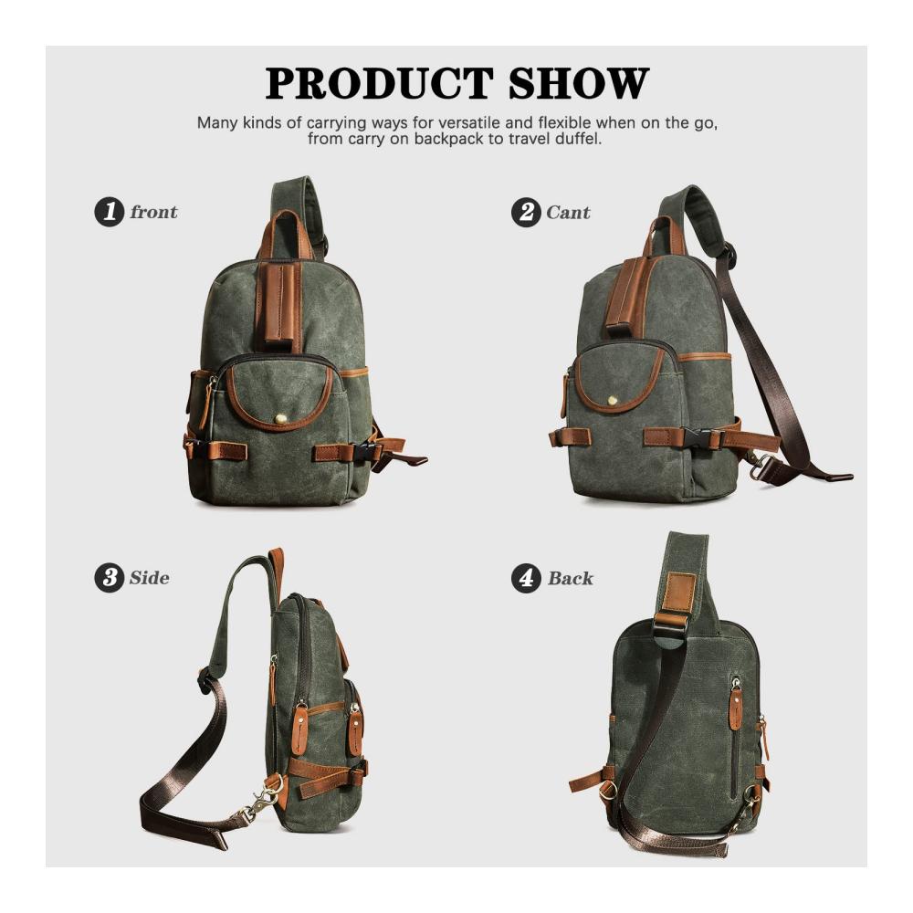 Unisex Schultertasche mit Gepäck-Brusttasche | Modernes Design Fb8013 für stilbewusste Reisende