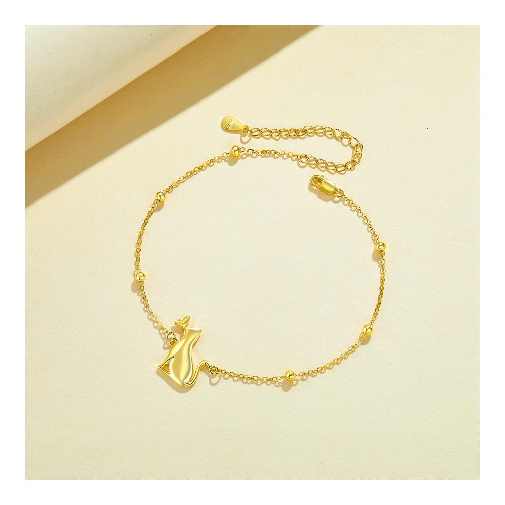 925 Sterling Silber Damen Armband mit Kolibri Elefant Katze und Schildkröten - Tierisches Schmuckstück als Geschenk für Mädchen