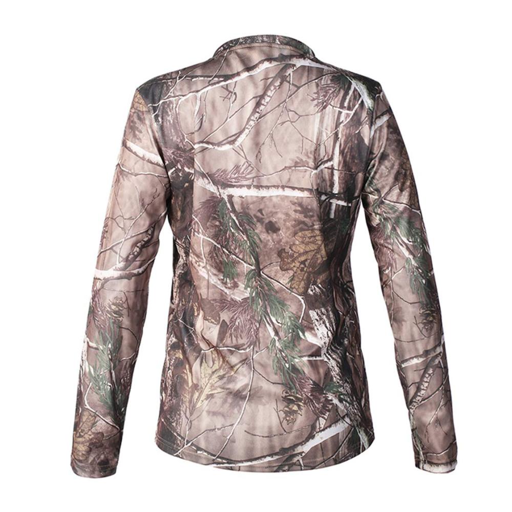 Herren Langarmshirt Taktisches Camouflage Compression Tee für Sport & Outdoor - Schnelltrocknendes Army Combat Shirt