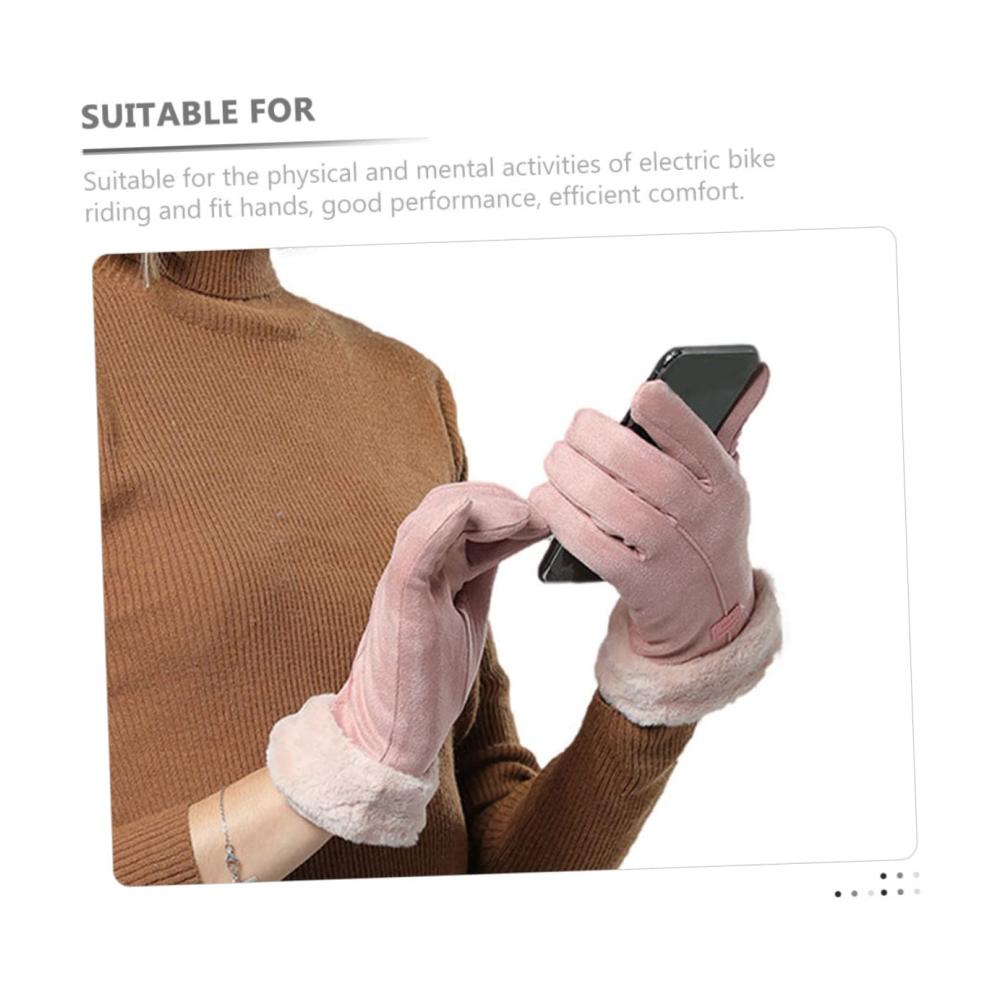3 Sets beheizte USB-Handschuhe für den Winter - Wiederaufladbare Handschuhe für kaltes Wetter - Ideal als Arbeitshandschuhe Motorradhandschuhe und Trainingshandschuhe