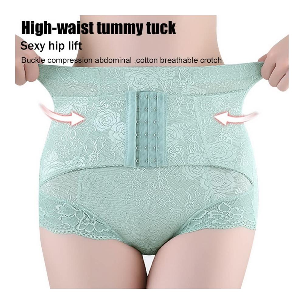 Miederslips ACMEDE Damen - Figurformende Unterhose mit Hoher Taille Bauchweg Effekt Miederhose mit 3 Hakenreihen Butt Lifter und Hip Enhancer Shapewear - Elastischer Body Shaper für Bauchkontrolle (40-80kg