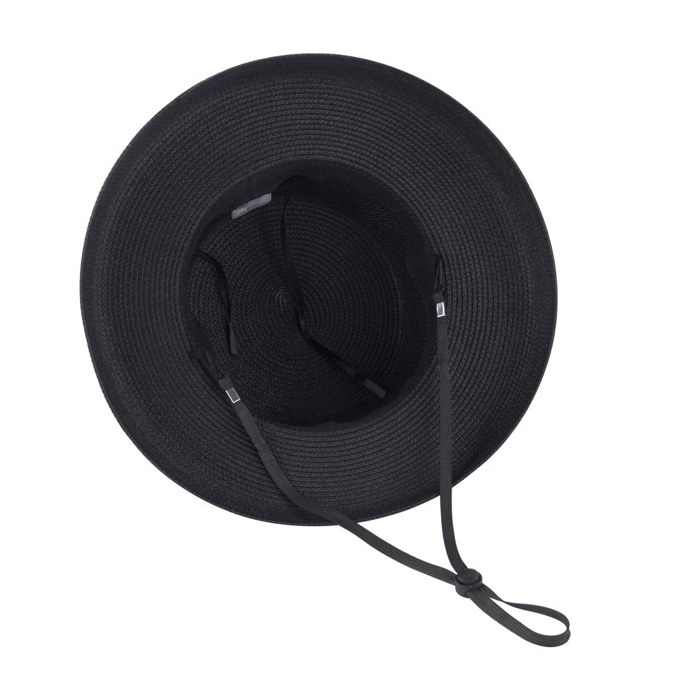 Stroh-Sonnenhut für Damen UV-Schutz faltbare Krempe Vintage-Stil - Ideal für Strand Reisen & Angeln