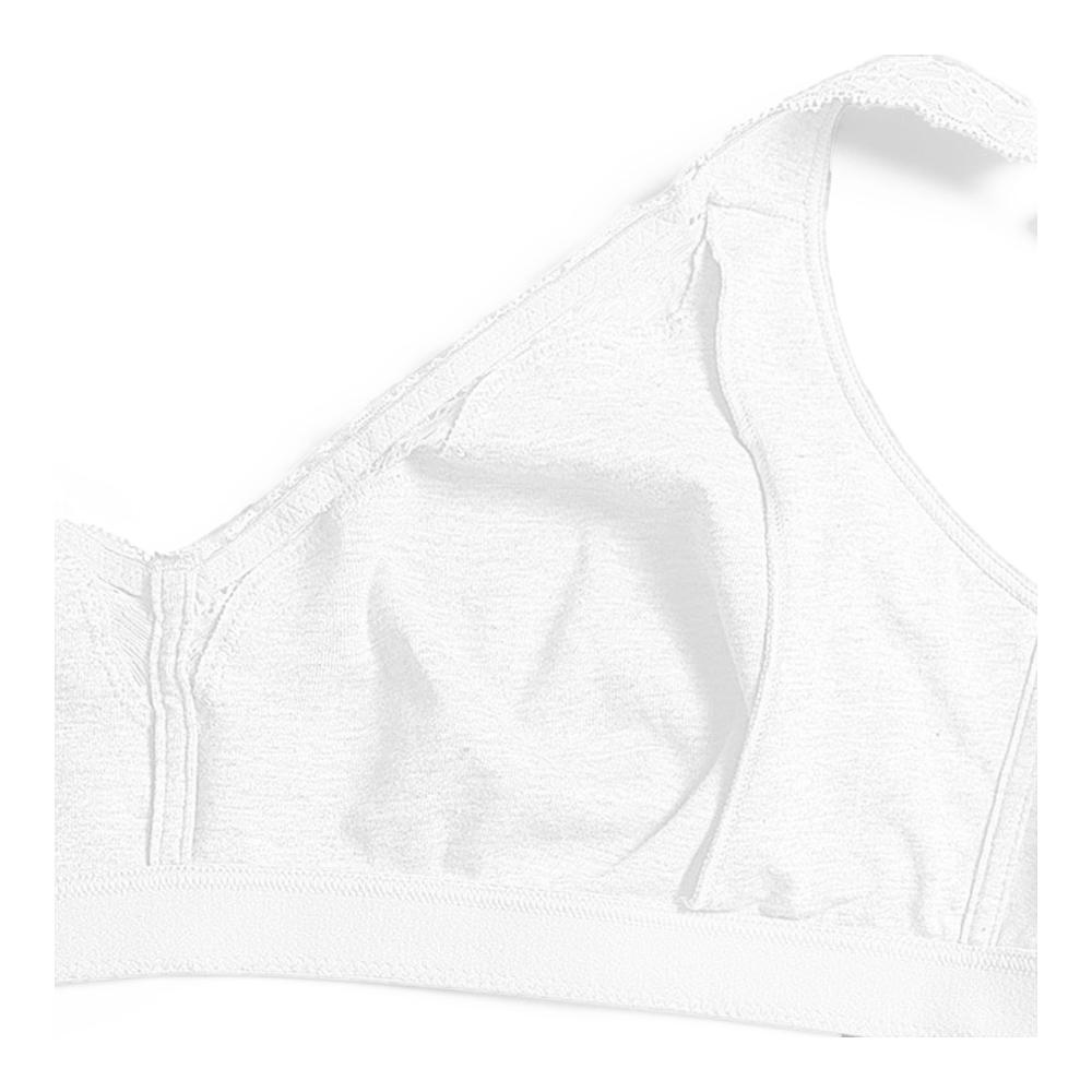Umstands- & Still-BH Damen Spitzenkante vordere seitliche Schnalle ohne Stahlring - Yoga Schlaf Sportbustier große Größen nahtlose Raffung & Anpassung