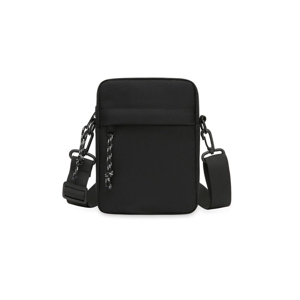 Schwarze Wasserdichte Messenger Bag Praktische Schultertasche für Herren und Damen