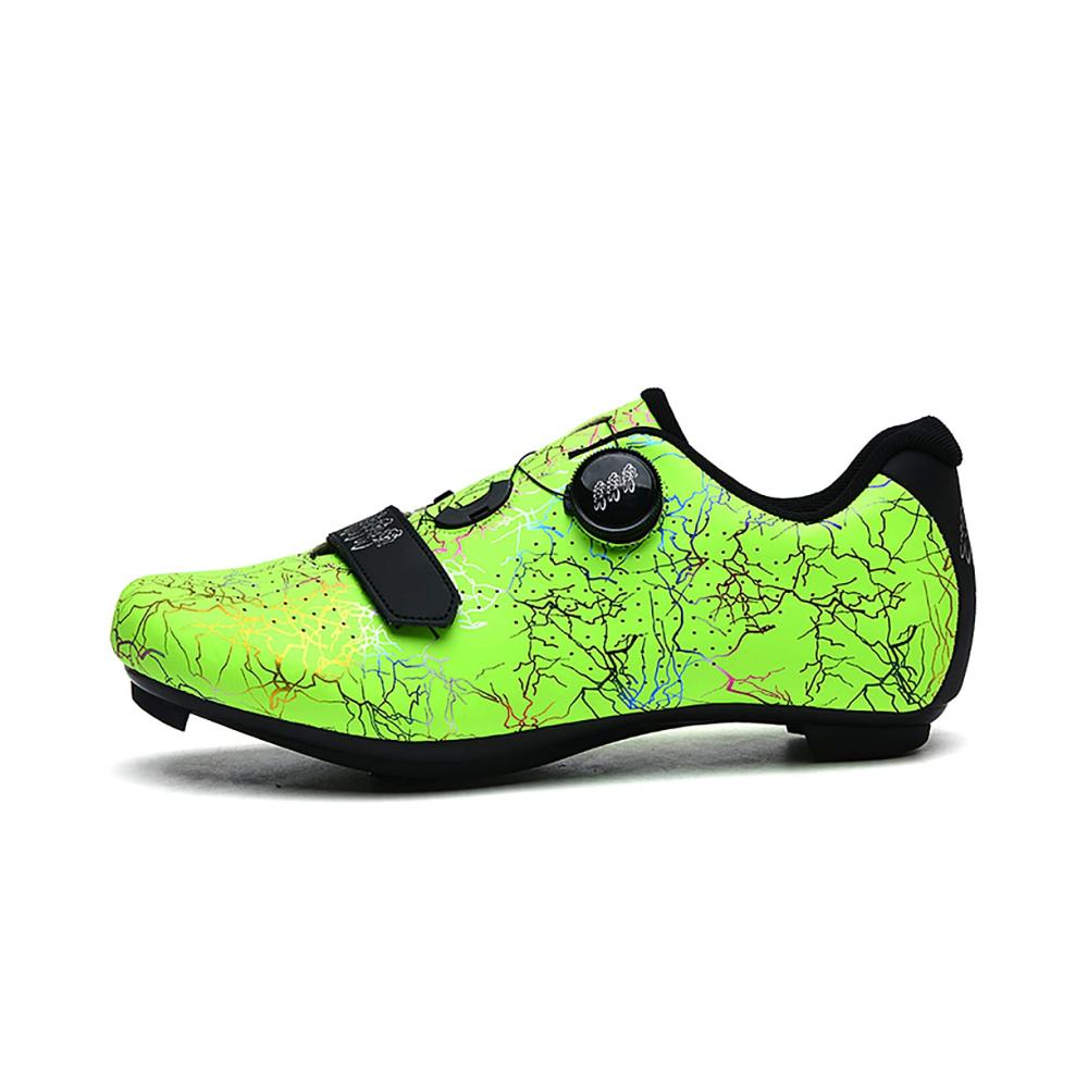 Rennradschuhe Herren - Leichte Kohlefaser-Schuhe mit Anti-Rutsch-Sohle und Reflektierenden Streifen