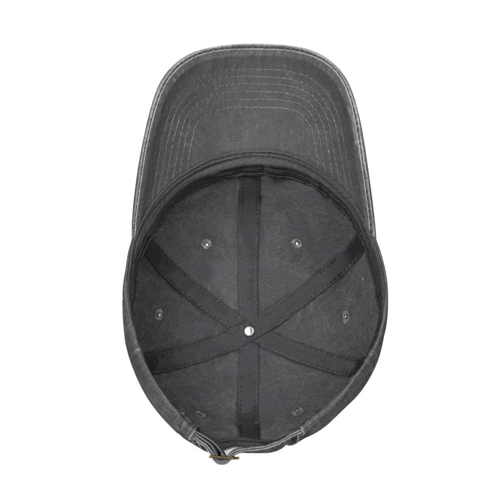 Baseball Caps für Erwachsene mit klassischem Denim-Design Nashorn-Muster Leichtgewicht Bequem Unisex ideal für Outdoor-Sport