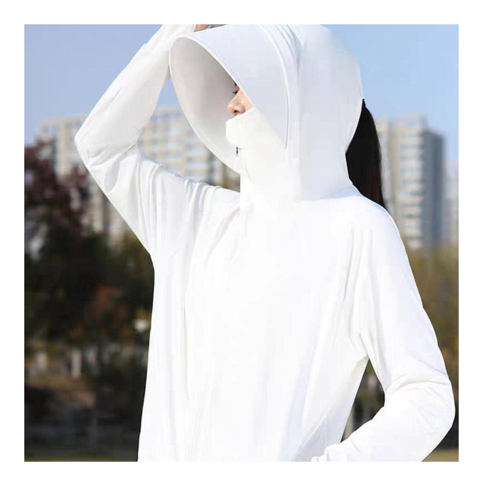 Outdoor-Sonnenschutzjacke mit LSF 50 UV-Schutzshirt und Sonnenhut | Langärmeliges Kühlshirt für Sommer-Aktivitäten von Sealfo