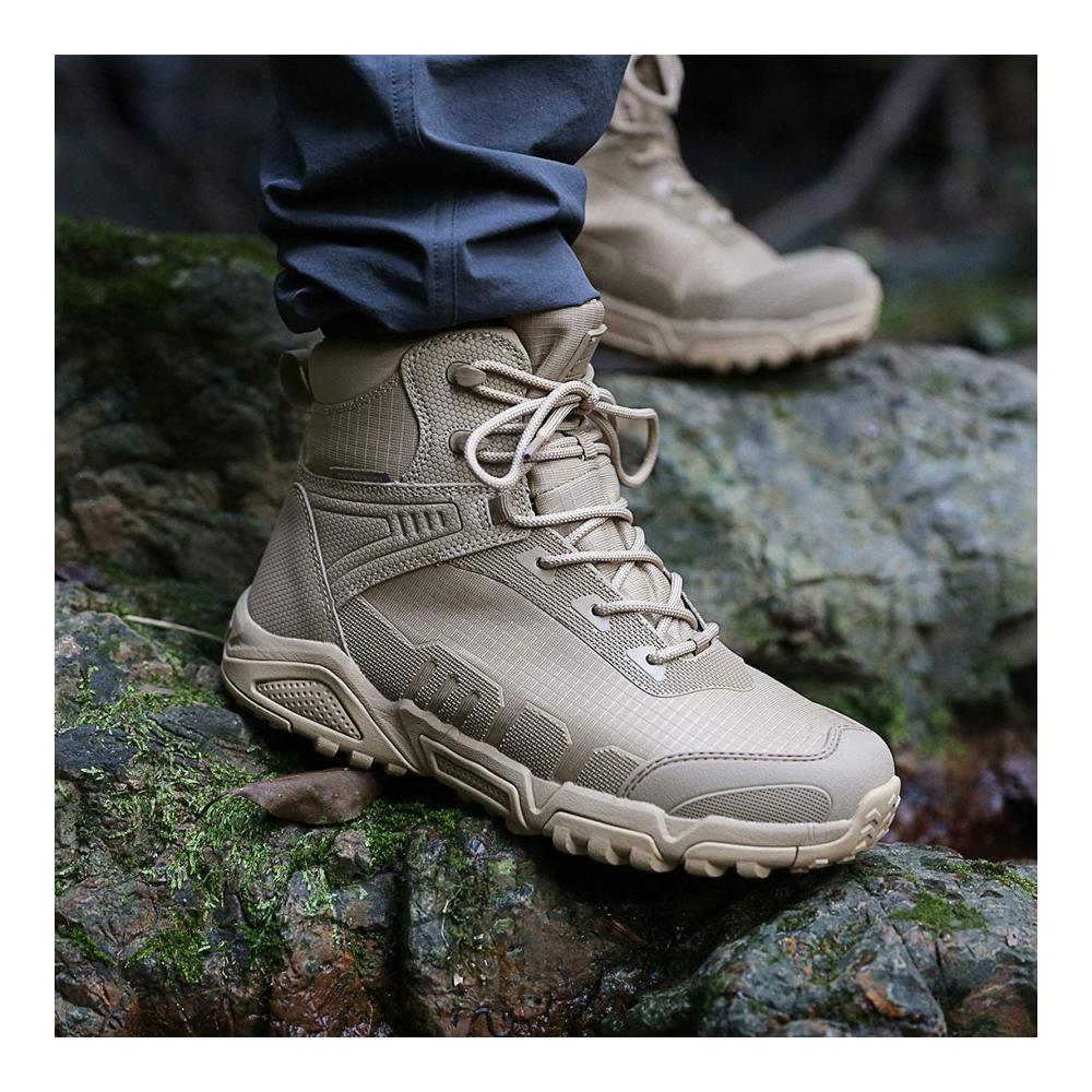Taktische Herren Jagdstiefel - Strapazierfähige Trekking- & Wanderschuhe von FREE SOLDIER für Militär Arbeit & Outdoor-Aktivitäten