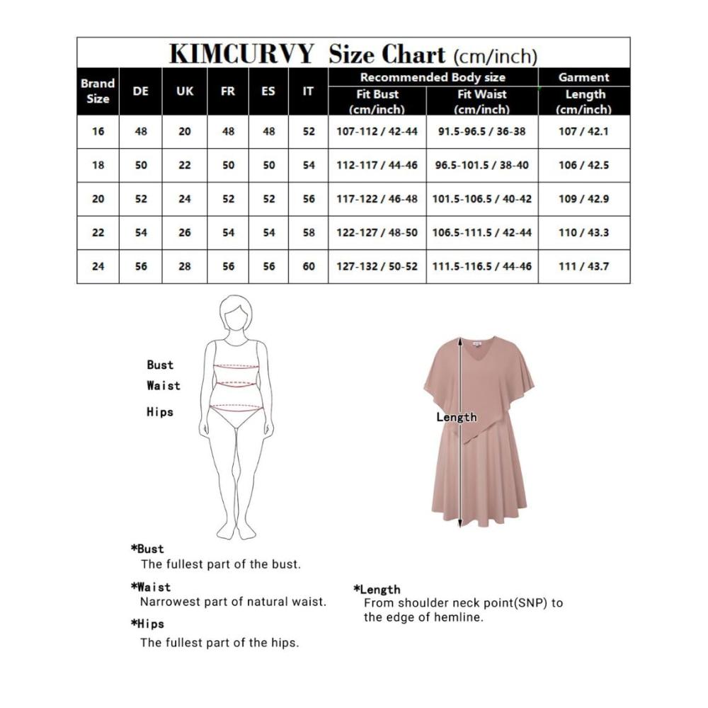 Chiffon Cocktailkleid Damen Große Größe | Elegantes A-Linien Abendkleid mit V-Ausschnitt und Overlay Knielang
