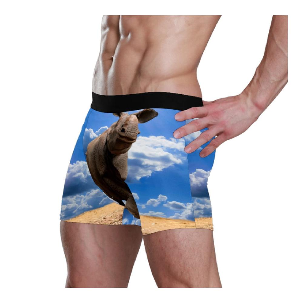 Herren Boxershorts - Pachyderm Sky Design 1er Pack Stretch & Atmungsaktiv