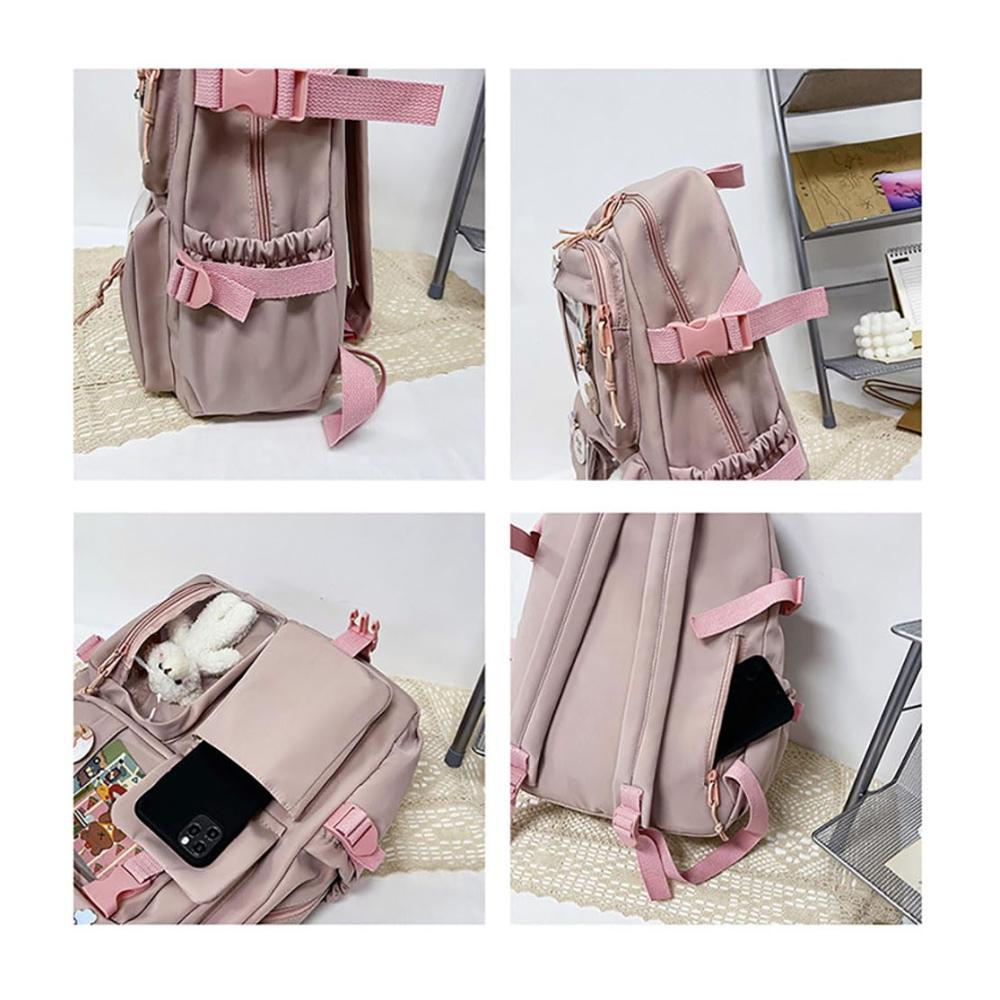 Kawaii Kaninchen-Backpack Süßer Kinder Rucksack für Mädchen & Teens - Große Kapazität Wasserdicht