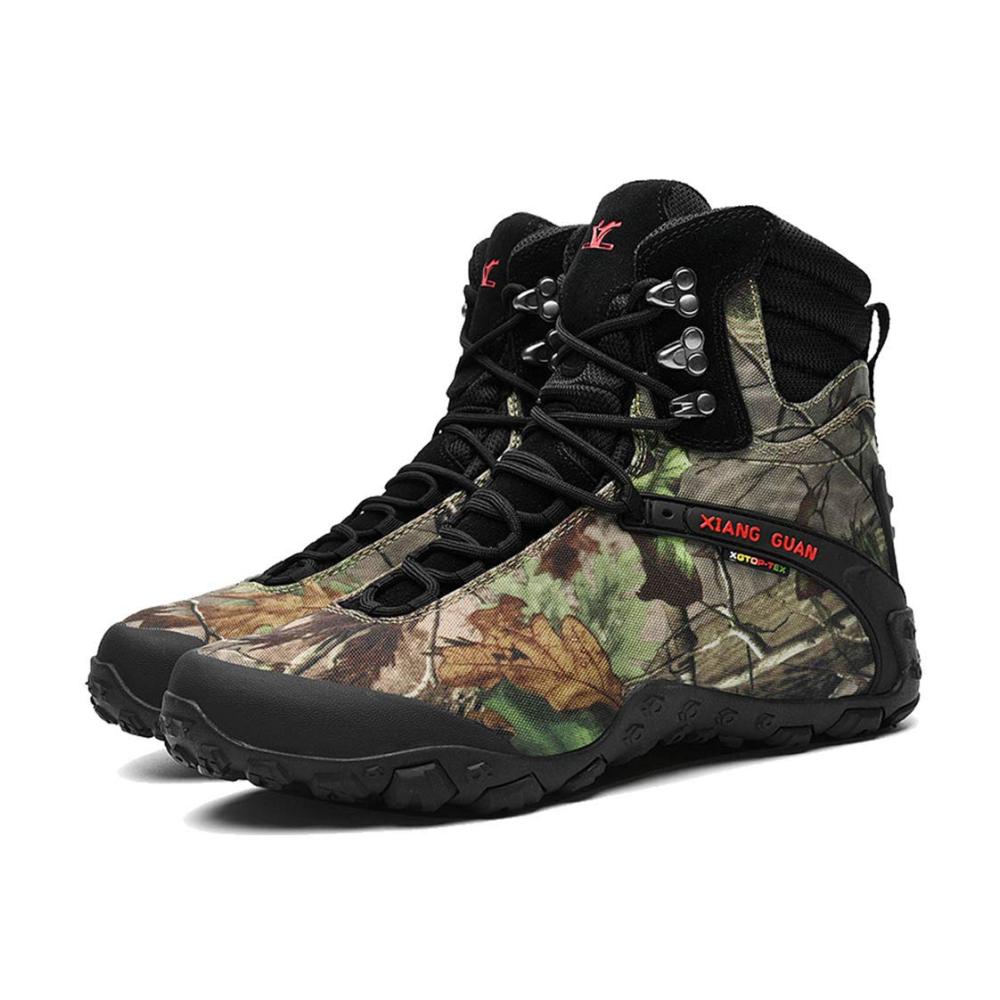 Herren Outdoor Trekking- und Wanderschuhe Hochwertige Tactical Combat Boots für Hiking & Trekking - rutschfeste Sportstiefel mit Schnürung