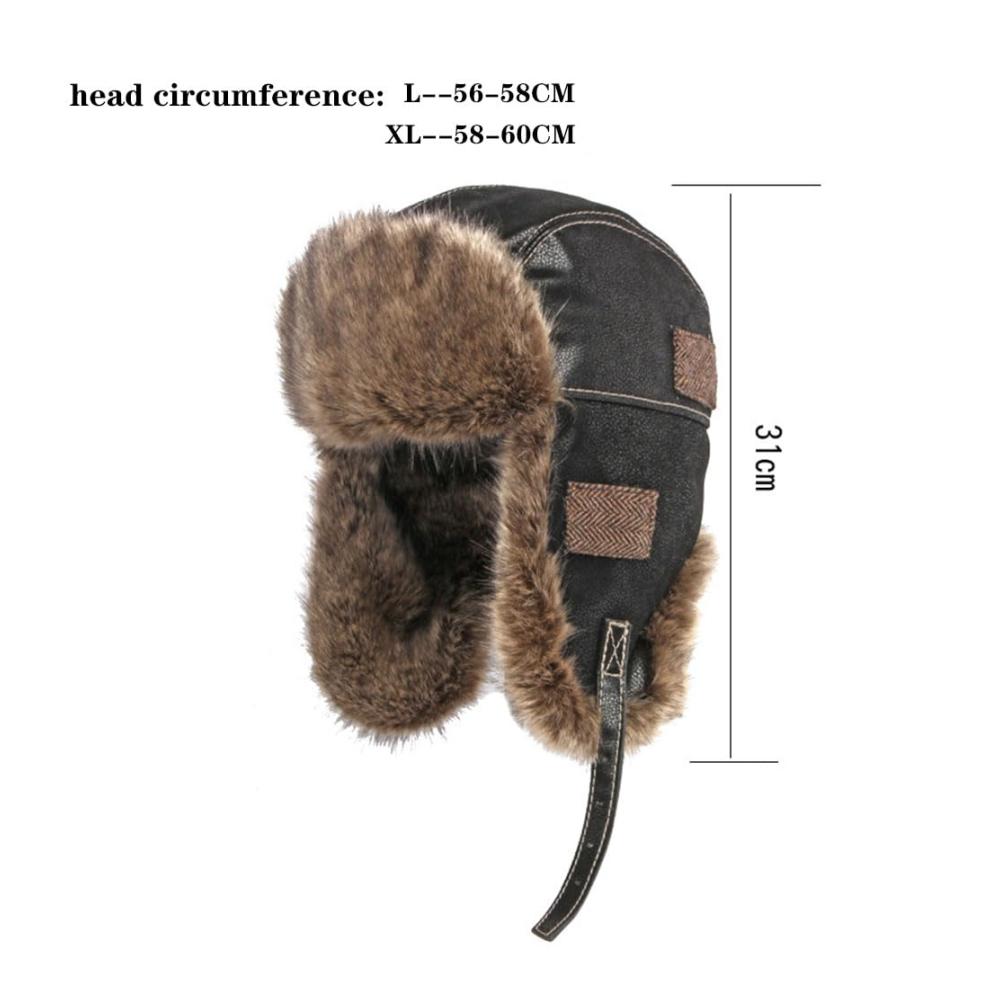 Winter Fliegermützen für Herren und Damen - Thermische Ohrenschützer Winddicht ideal zum Snowboarden Skaten und Radfahren