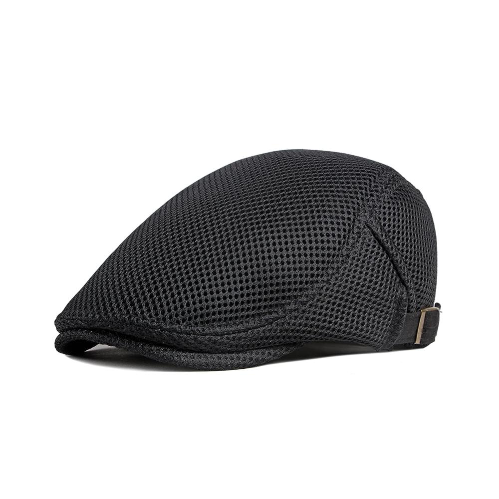 Sommerliche Herren Baskenmütze & Beret RDWESZOD Atmungsaktive Mesh Flat Cap für Fahrten und Jagd