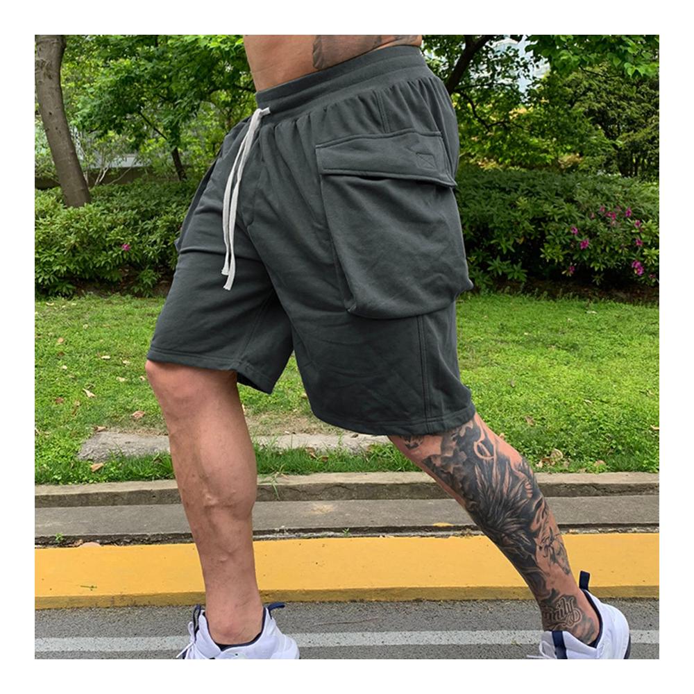 Herren Cargo Shorts Sommerliche Kurze Hosen mit Mehreren Taschen für Sport Fitness & Freizeit