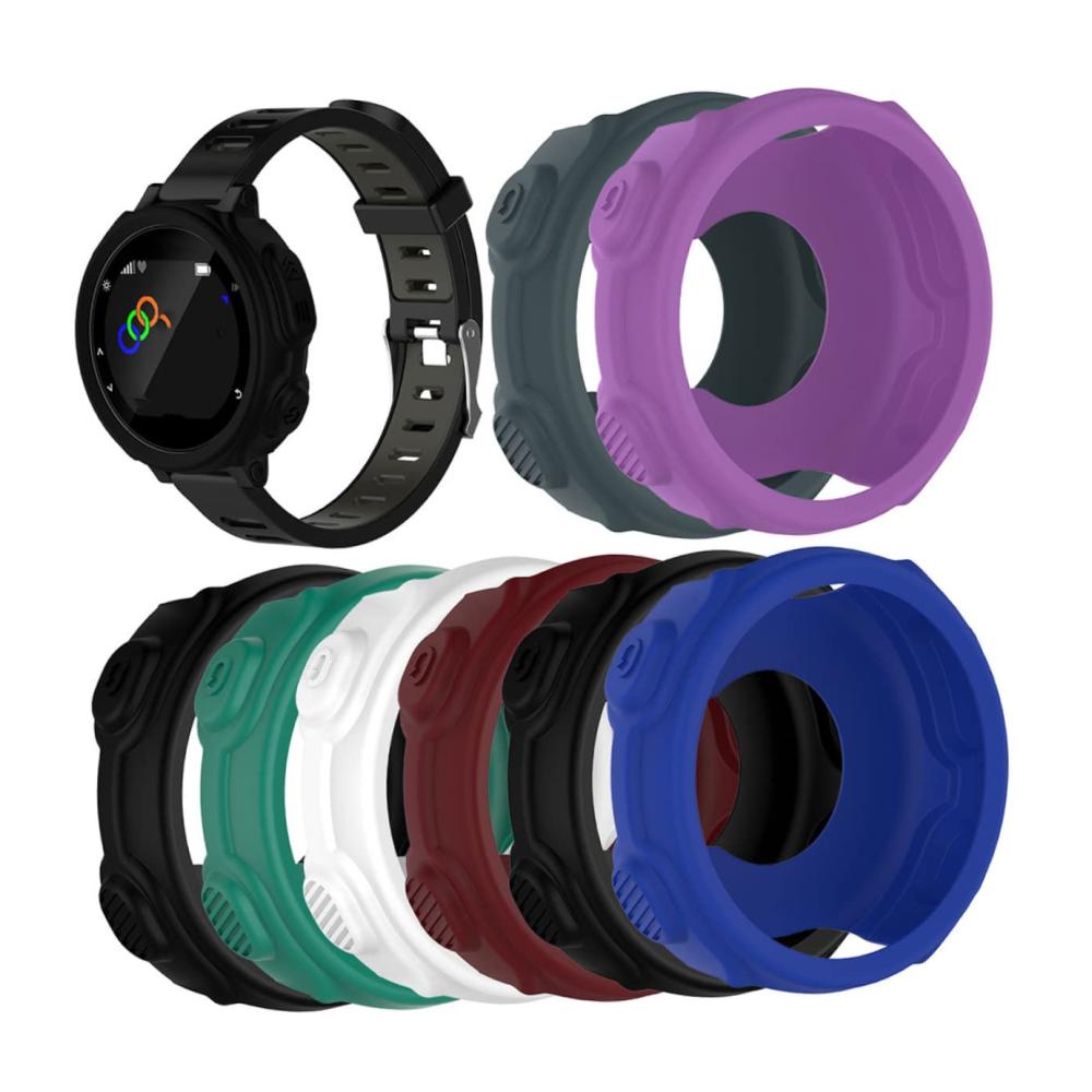 3er-Pack Displayschutzfolien für Forerunner Kratzfestes Xt Screen Red Case – Weiche Silikonhülle für Kompatibilität mit Forerunner & Xt Ersatz-Smartwatches
