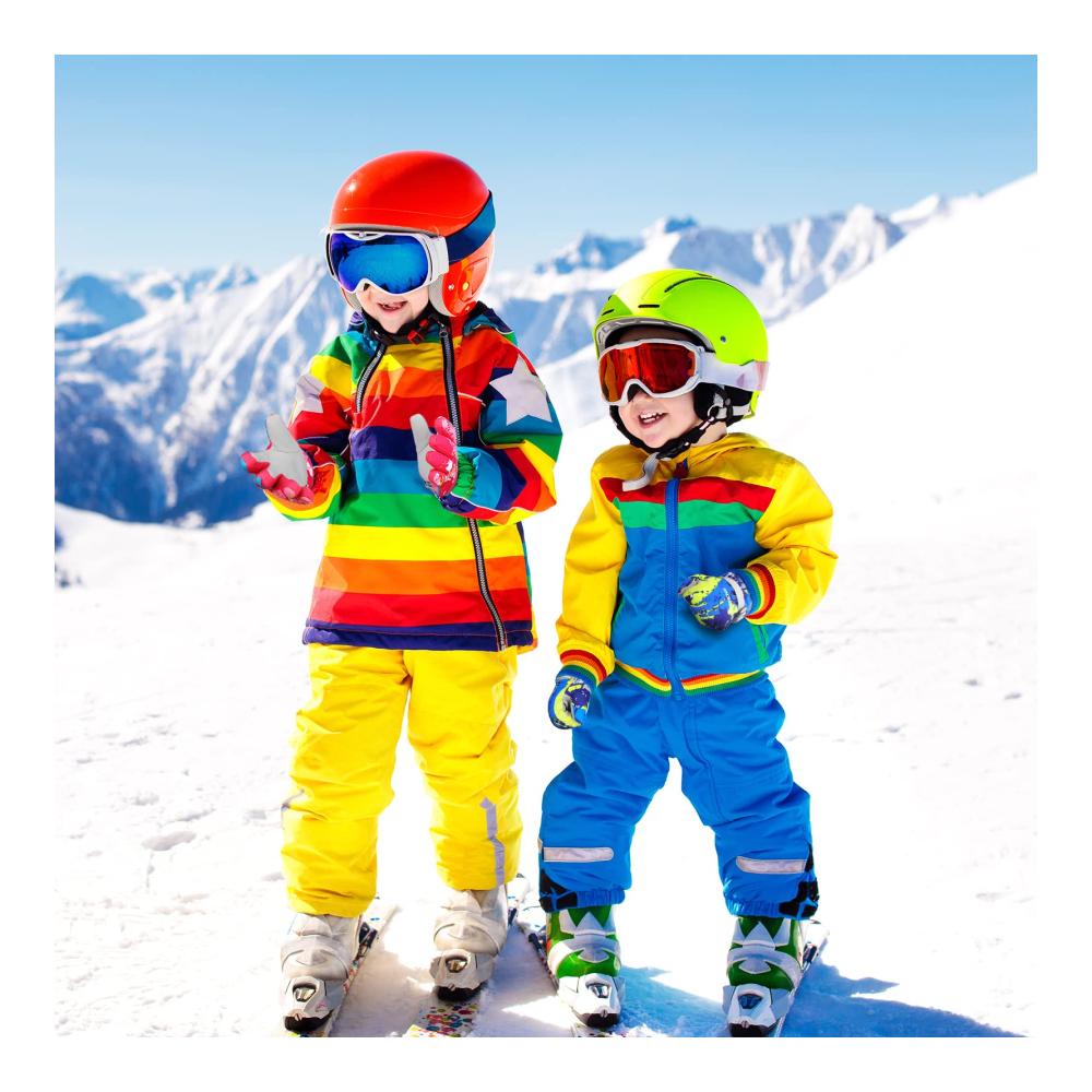 Fengzio Skihandschuhe – Wasserdichte Winterhandschuhe für Kinder Herren und Damen Winddicht Warm ideal für Snowboard Outdoor-Sport Fahrrad - Sporthandschuhe