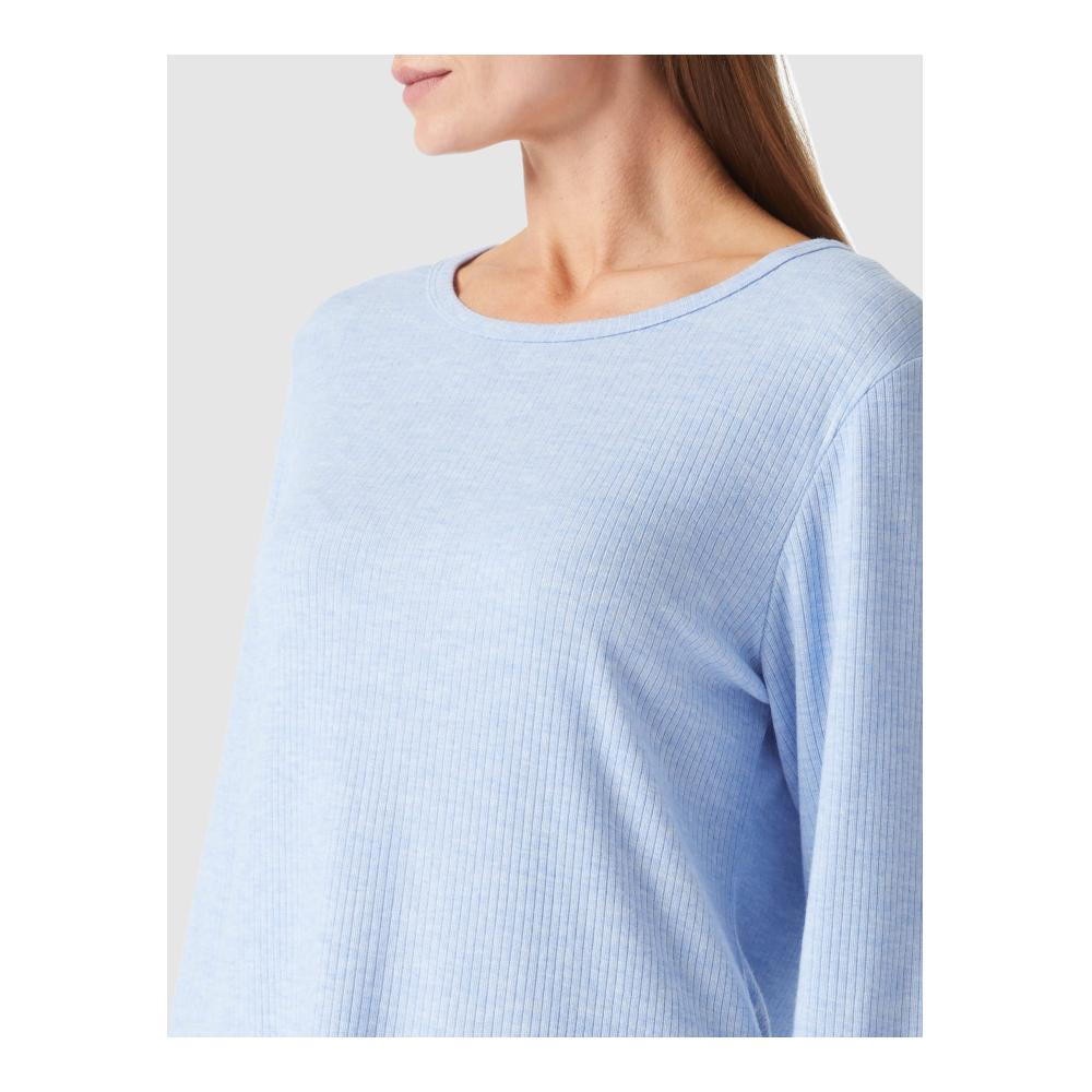 Sweatshirts Damen Stilvolle gerippte Tunika mit Knöpfen Langarm Freizeit T-Shirts Blusen Pullover für Damen