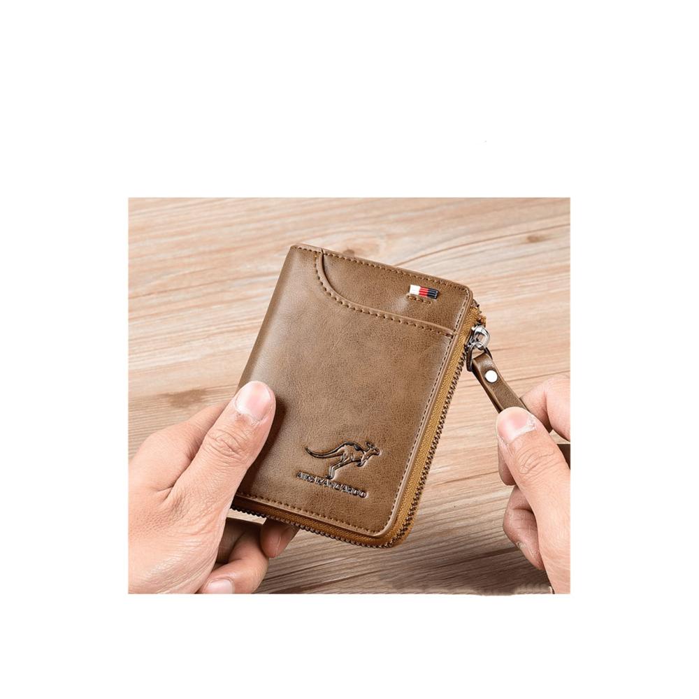 Herren Geldbörse mit RFID-Blockierung | Große Kapazität 13 Kartenfächer | Schlankes minimalistisches Design | Bifold Fronttasche und ID-Fenster