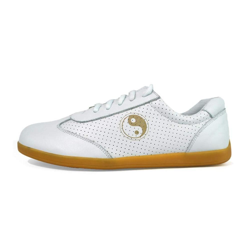 Leder Kung Fu Tai Chi Sneaker für Männer – Hochwertige Kampfsportschuhe mit Gummisohle