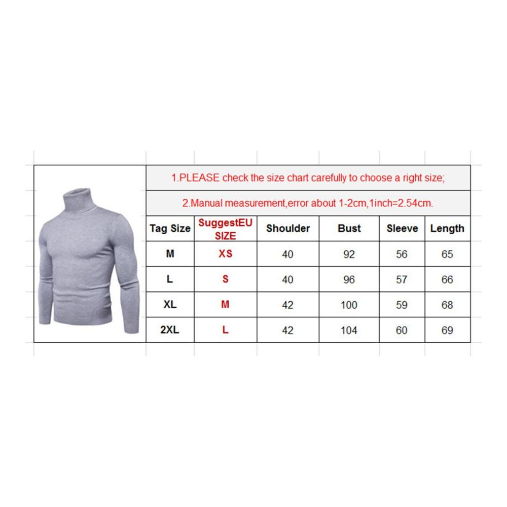 Herren Feinstrick Rollkragenpullover - Slim Fit Langarm Pullover mit Grobstrick Details