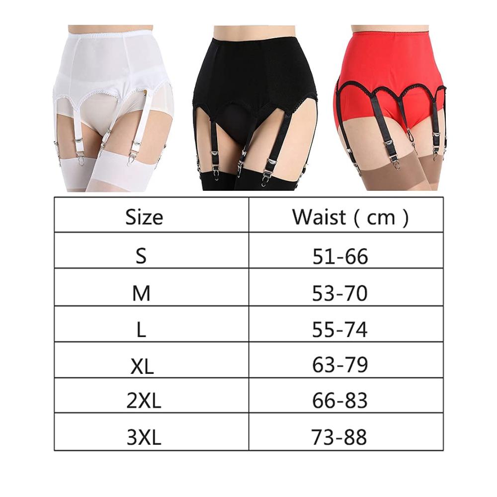 Strapsgürtel Set für Damen – Verführerische Oberschenkel Strumpfgürtel mit Strumpfhaltern für Dessous und Strümpfe