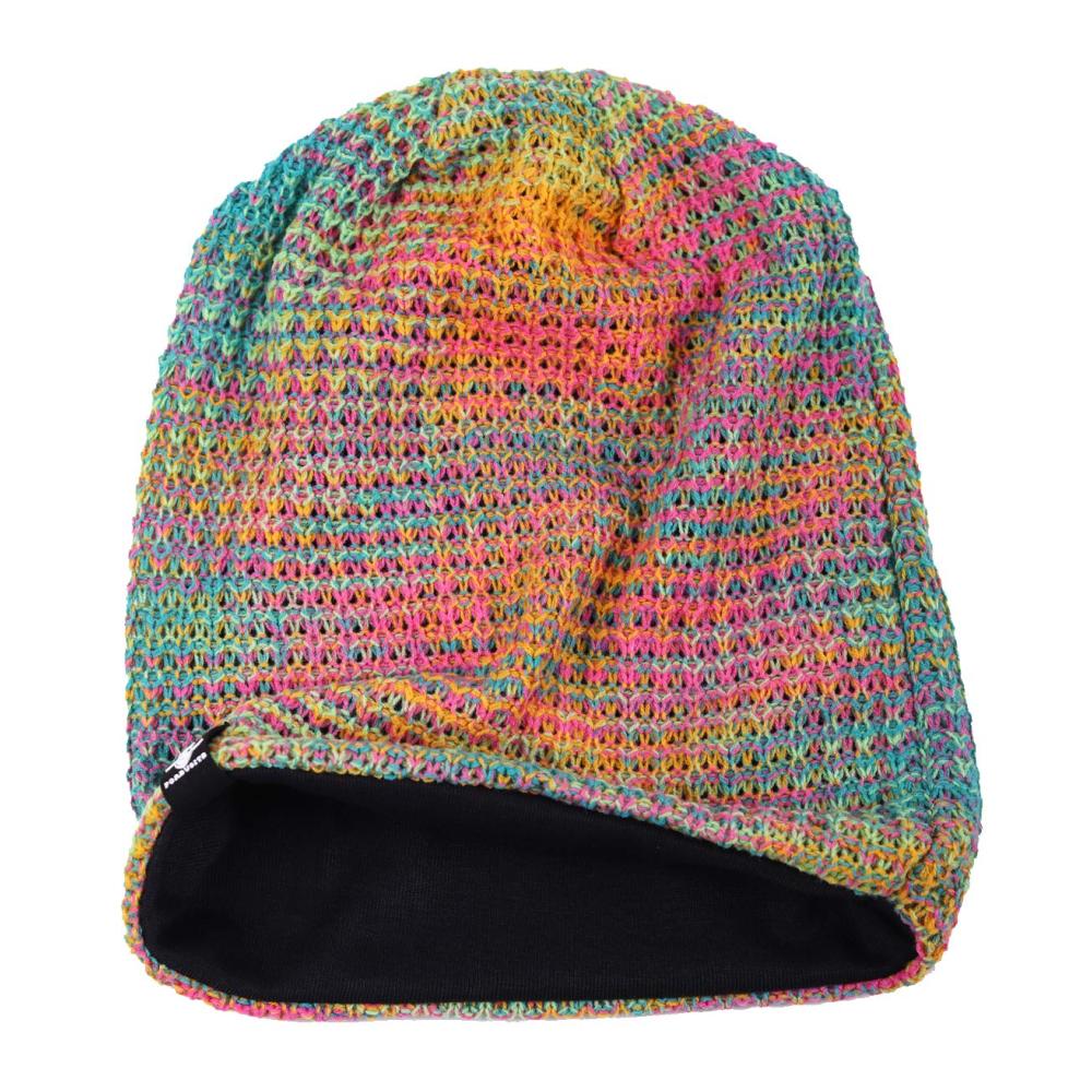 Damen Strickmütze Slouch Beanie - Trendige Baskenmütze für Winter und Sommer Lang und Baggy - Modische Skullcap Hüte B08w