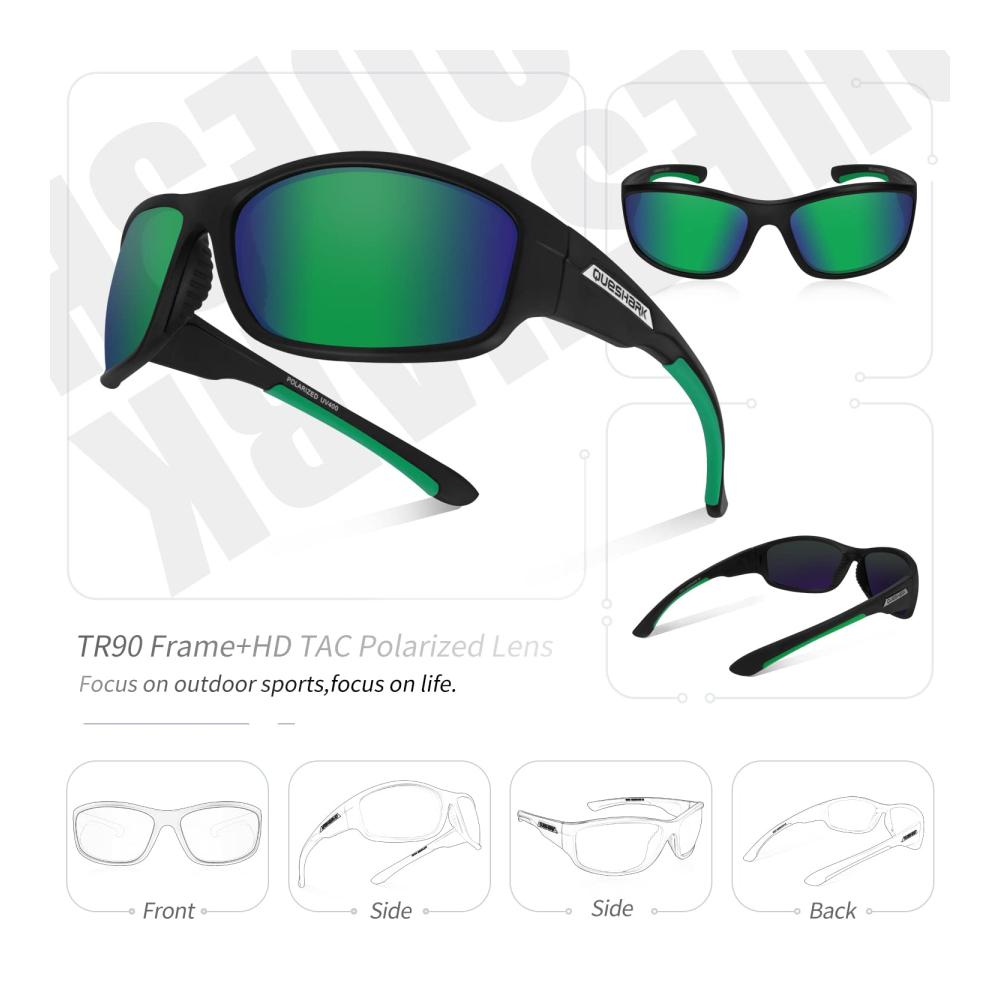Herren Sport-Sonnenbrille Polarisiert Leicht UV-Schutz Anti-Blendung - Fashion Accessoires