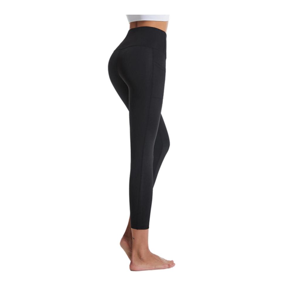Yoga-Fitness-Sporthosen für Damen Hüfthebende Leggings in Weiß – Perfekt zum Laufen und für das Yoga-Training – Hochwertige Lederleggings