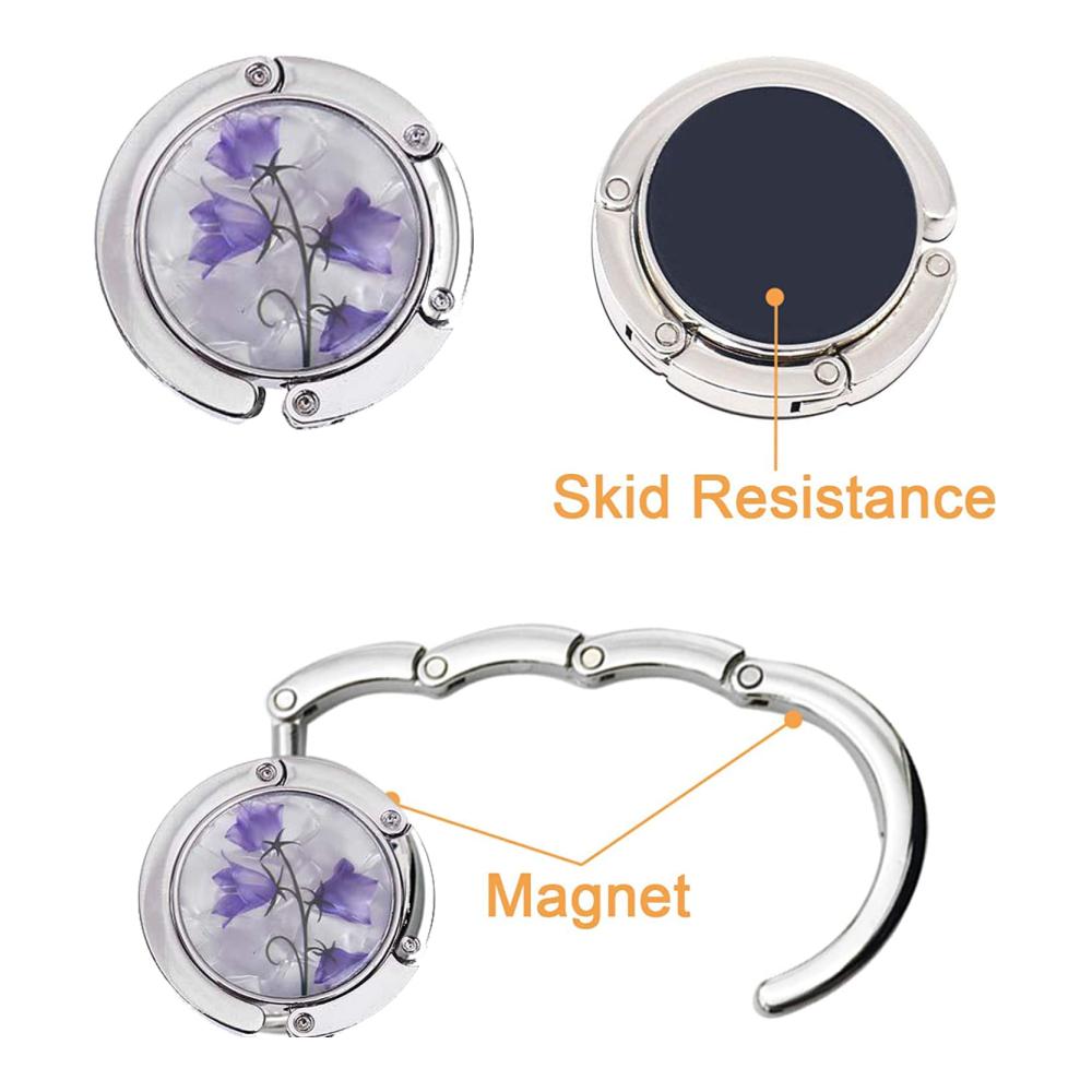 Faltbarer Handtaschenhalter BLOOOK - 5er Set Blumenbaum Handtaschenhaken für Tische tragbarer Aufhänger für Frauen und Mädchen ideales Muttertagsgeschenk