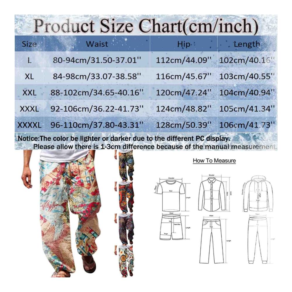 Herrenhose mit Stretch-Stoff | Vielseitige Hose für Herren in Plus-Size mit lockeren Schnitten und modischem Design
